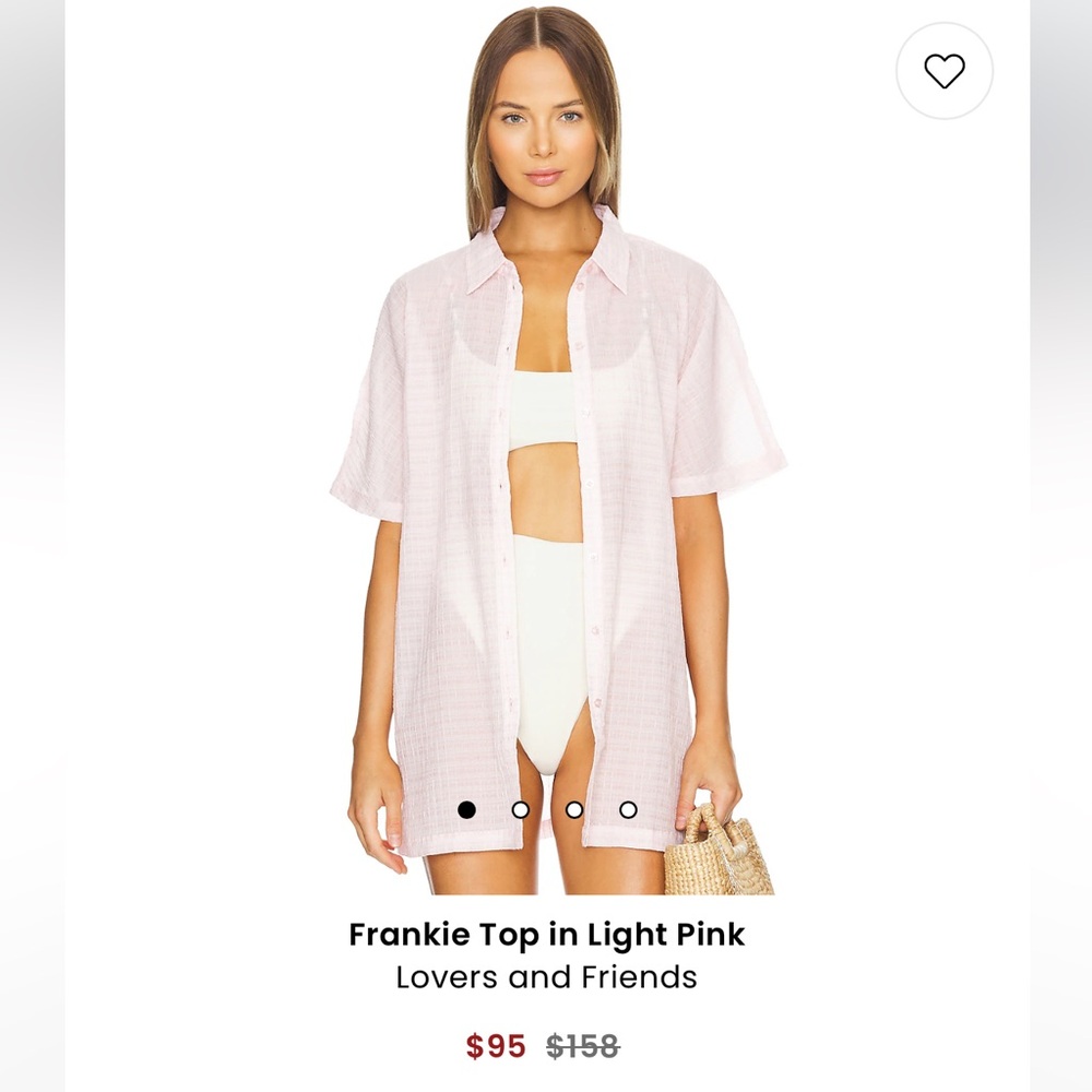 Frankie Top in Light Pink
Lovers and Friends size M